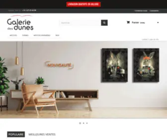 Galeriedesdunes.com(Galerie des dunes) Screenshot