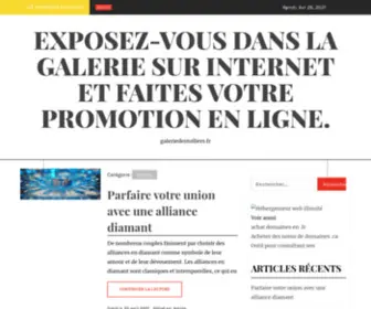 Galeriedestuiliers.fr(Exposez-vous dans la galerie sur internet et faites votre promotion en ligne) Screenshot