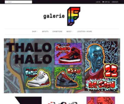 Galerief.com(Galerie F) Screenshot