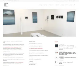 Galeriefelli.com(Galerie Felli) Screenshot