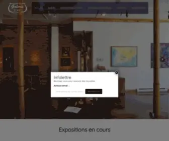 Galeriele1040.com(Galerie Le 1040) Screenshot