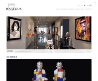 Galeries-Bartoux.com(Galeries d'art) Screenshot