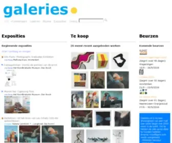 Galeries.nl(De site voor kunst) Screenshot