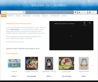 Galerieschmidt.de(Galerie Udo Schmidt) Screenshot