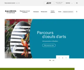 Galeriesdelacapitale.com(Centre commercial Québec) Screenshot