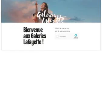 Galerieslafayette.com(Boutique en ligne de mode femme) Screenshot