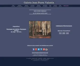 Galerievalentin.com(Galerie Valentin à Montreal) Screenshot