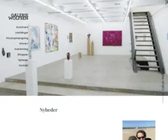 Galeriewolfsen.dk(Dansk og international kunst i verdensklasse) Screenshot