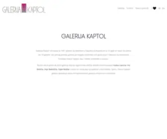 Galerijakaptol.hr(Umjetnička galerija u Zagrebu) Screenshot