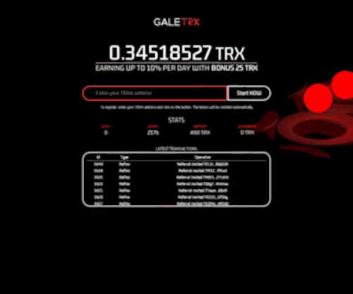 Galetrx.com(Galetrx) Screenshot