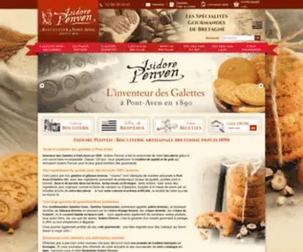 Galettes-Penven.com(Biscuiterie Isidore Penven: Galettes) Screenshot