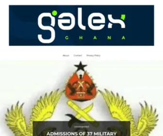 Galexgh.com(Ghanaian Education at Your Fingertips) Screenshot