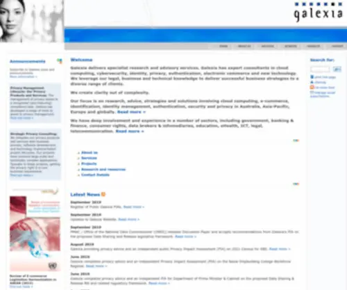 Galexia.com(Galexia) Screenshot