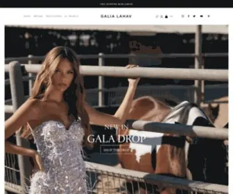Galialahav.com(Couture Wedding Dresses & Luxury Apparel) Screenshot