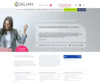 Galian.fr(Votre r) Screenshot