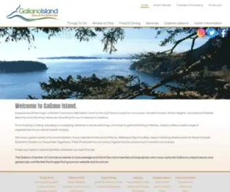 Galianoisland.com(Galiano Island Chamber of Commerce) Screenshot