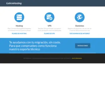 Galiciahosting.com(Galicia Hosting) Screenshot