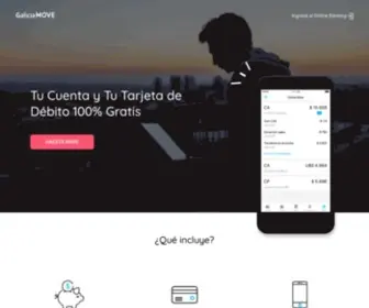 Galiciamove.com.ar(Galicia MOVE) Screenshot