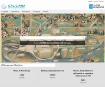 Galiciana.gal(Patrimonio digital de galicia) Screenshot