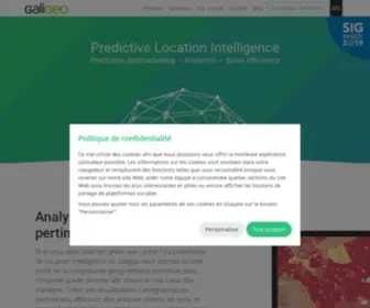 Galigeo.com(Vos solutions prédictives d’intelligence géographique) Screenshot