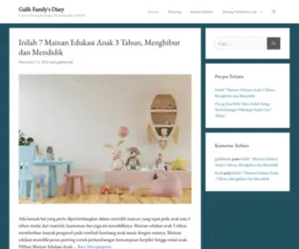 Galihfamily.com(Adalah blog berisi catatan tentang parenting dan pendidikan keluarga) Screenshot