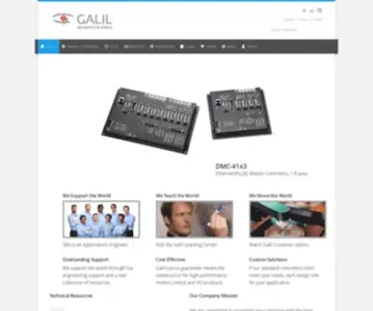 Galil.com(Galil Motion Control) Screenshot