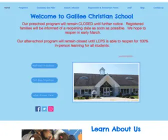 Galileechristianschool.org(Preschool) Screenshot