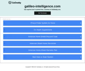 Galileo-Intelligence.com(Galileo Intelligence) Screenshot