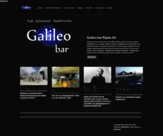 Galileobar-Rijekaac.com.hr(Galileo bar Rijeka AC) Screenshot
