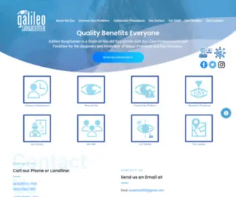 Galileoeyecenter.com(Quality Benefits Everyone) Screenshot