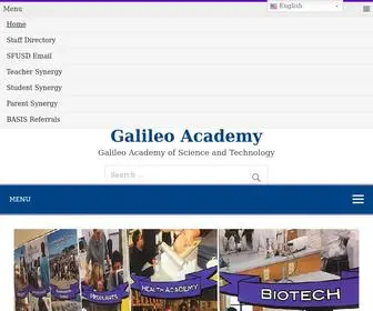 Galileoweb.org(Galileo Academy of Science and Technology) Screenshot