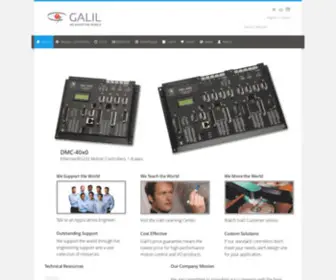 Galilmc.com(Galil Motion Control) Screenshot