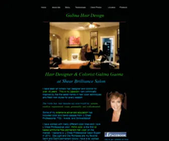 Galinahairdesign.com(Galinahairdesign) Screenshot