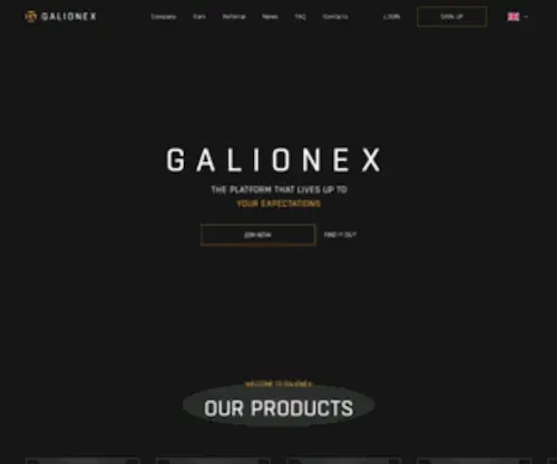 Galionex.io(Galionex) Screenshot