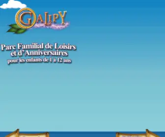 Galipy.com(Parc d'attraction et de loisirs pour enfants à Nantes) Screenshot