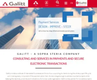 Galitt.com(Consulting in payments & secure electronic transactions) Screenshot