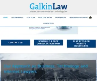 Galkinlaw.com(Internet Lawyers) Screenshot