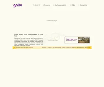 Gallafoods.com(Galla Foods) Screenshot