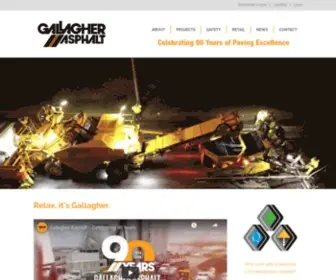 Gallagherasphalt.com(Gallagher Asphalt) Screenshot