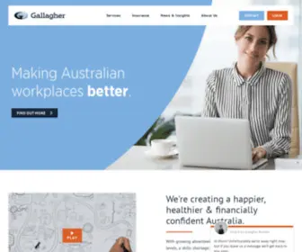 Gallagherbenefits.com.au(Achieve better employee engagement) Screenshot