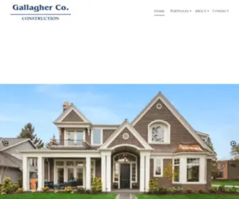 Gallagherco.net(Gallagher Co Construction) Screenshot