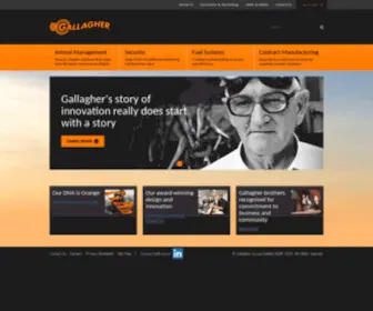 Gallagher.com(Gallagher Group Limited) Screenshot