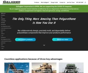 Gallaghercorp.com(Custom Polyurethane Molding Services) Screenshot