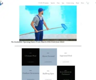 Gallagherpools.com(Gallagher Pools and Spas) Screenshot