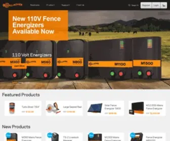 Gallagherusa.com(Gallagher offers brilliantly simple solutions that make farm life easier and more profitable) Screenshot