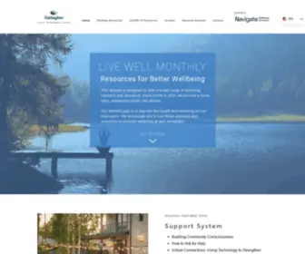 Gallagherwellbeing.com(Gallagher Live Well Monthly) Screenshot