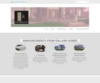 Gallandhomes.com(Galland Homes) Screenshot