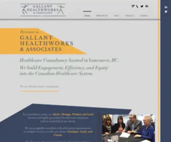 Gallanthealthworks.com(Health Sector/Healthcare Management Consulting) Screenshot