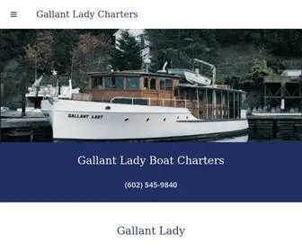 Gallantladycharters.com(Boat Charters) Screenshot