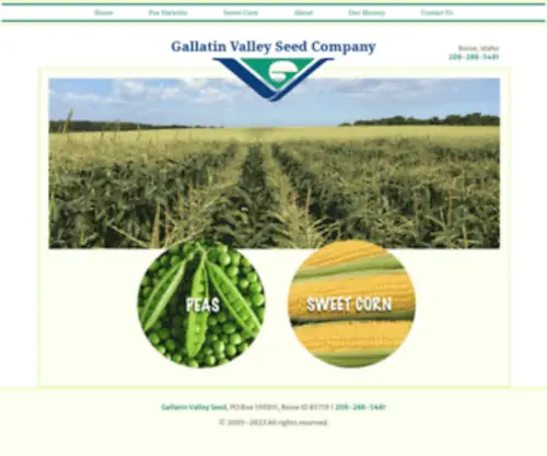 Gallatinvalleyseed.com(Gallatin Valley Seed Company) Screenshot